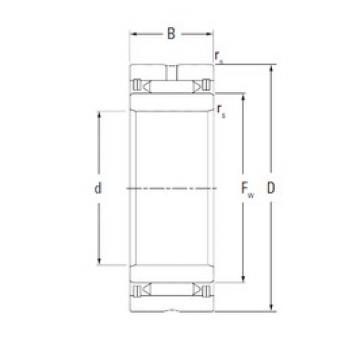 85 mm x 130 mm x 38 mm  KOYO NA3085 игольчатые подшипники