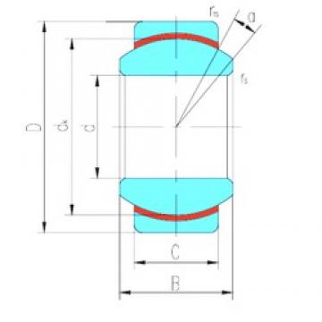 25 mm x 42 mm x 20 mm  LS GE25N подшипники скольжения