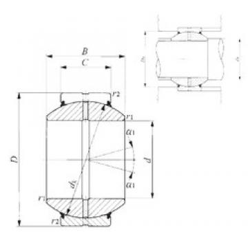 240 mm x 370 mm x 190 mm  IKO GE 240GS-2RS подшипники скольжения