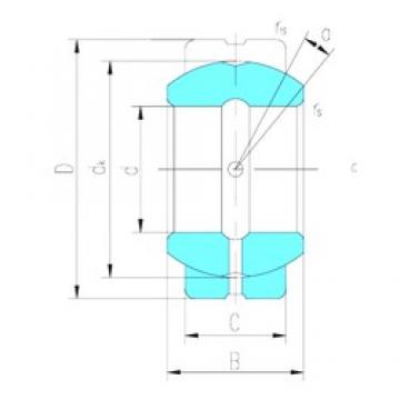 300 mm x 430 mm x 165 mm  LS GE300ES подшипники скольжения