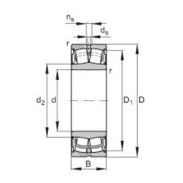 30 mm x 62 mm x 25 mm  FAG WS22206-E1-2RSR сферические роликоподшипники