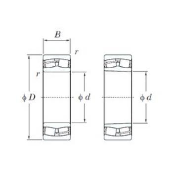 180 mm x 280 mm x 100 mm  KOYO 24036RHK30 сферические роликоподшипники