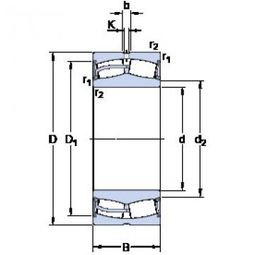 240 mm x 360 mm x 92 mm  SKF 23048-2CS5/VT143 сферические роликоподшипники