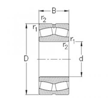 670 mm x 900 mm x 170 mm  NKE 239/670-MB-W33 сферические роликоподшипники