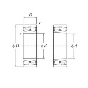 300 mm x 500 mm x 160 mm  KOYO 23160RHAK сферические роликоподшипники