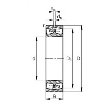 170 mm x 310 mm x 110 mm  FAG 23234-E1A-K-M сферические роликоподшипники