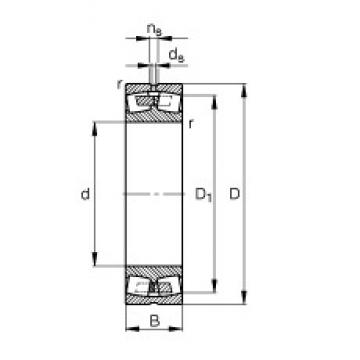 1120 mm x 1580 mm x 345 mm  FAG 230/1120-B-MB сферические роликоподшипники