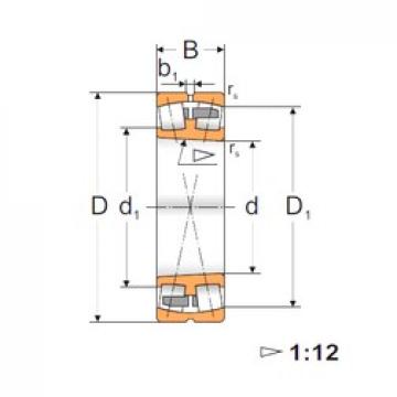 30 mm x 62 mm x 20 mm  FBJ 22206K сферические роликоподшипники