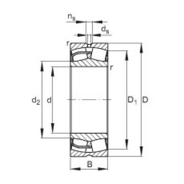 150 mm x 225 mm x 75 mm  FAG 24030-E1 сферические роликоподшипники