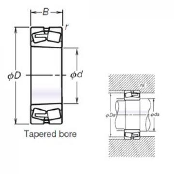 220 mm x 400 mm x 108 mm  NSK TL22244CAKE4 сферические роликоподшипники