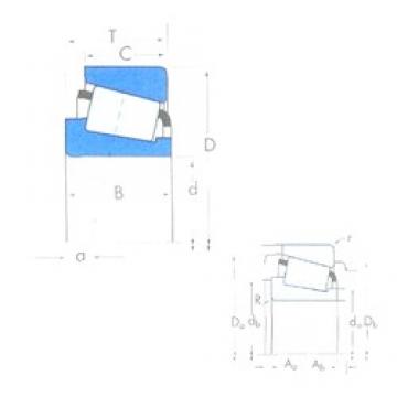 25,4 mm x 50,292 mm x 14,732 mm  Timken L44642/L44610 конические роликовые подшипники