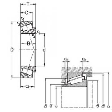 110 mm x 170 mm x 38 mm  NKE 32022-X конические роликовые подшипники